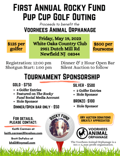 Rocky Fund Pup Cup Golf Outing @ White Oaks Country Club | Newfield | New Jersey | United States